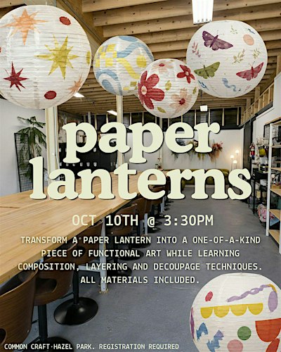Paper Lantern Workshop