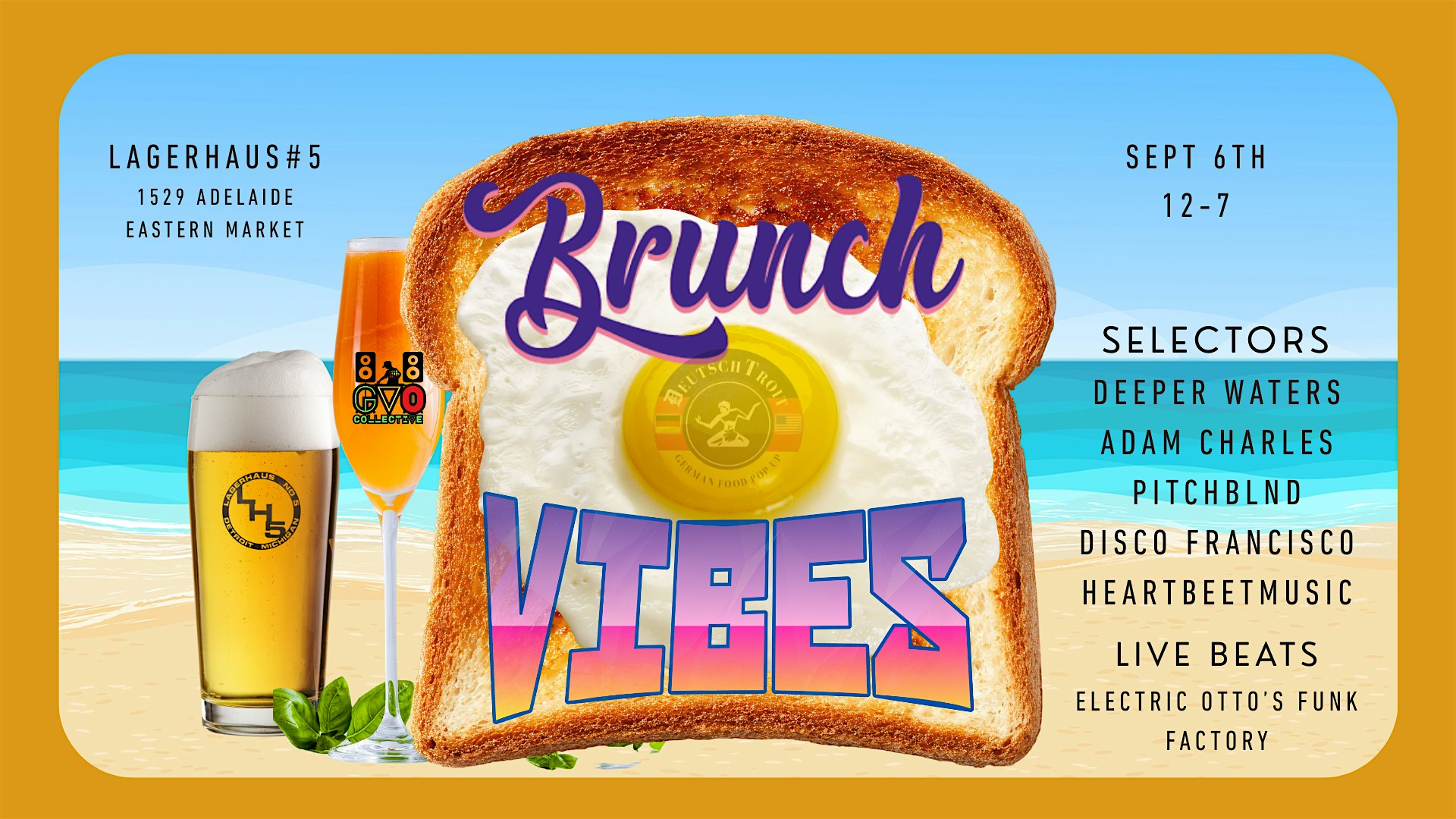 Donate to Brunch Vibes wsg Deeper Waters