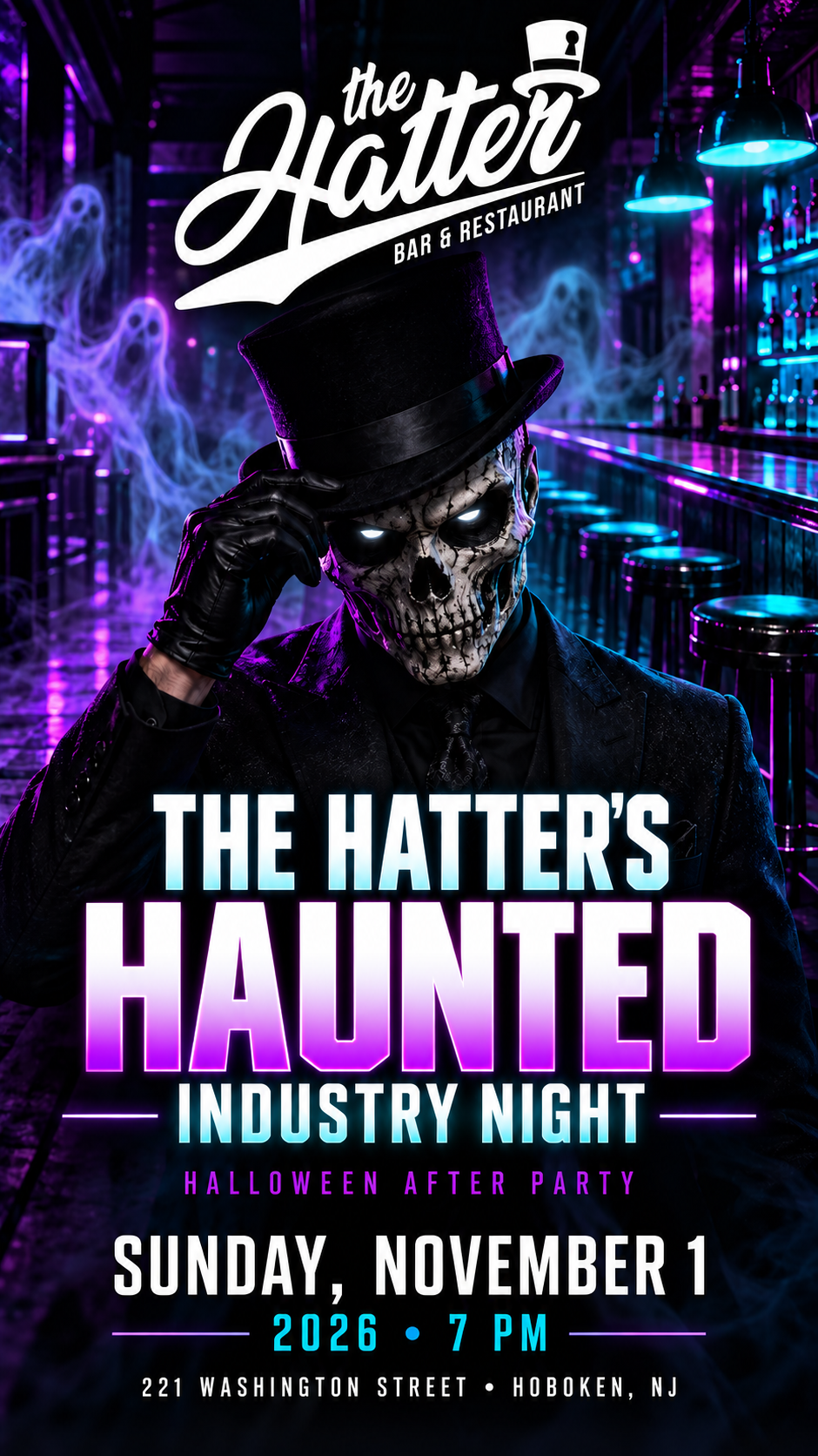 The Hatter's Haunted Industry Night | Halloween After Party