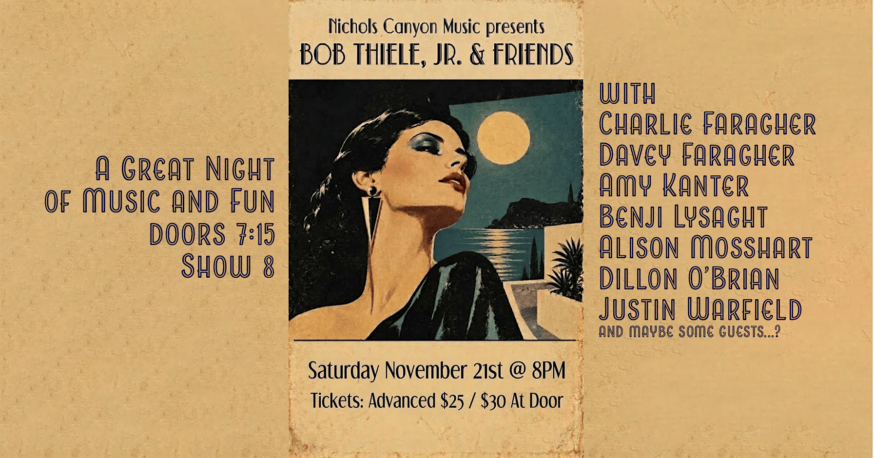 BOB THIELE JR. SHOW #2 RESKED! 11.21.26