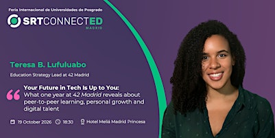 Keynote: Teresa B. Lufuluabo | SRT ConnectED Madrid