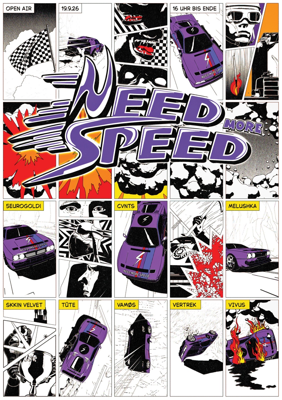 Need More Speed Open Air + Night // Glocksee Hannover