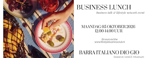 Italian Business Lunch t Gooi Barra Dio Gio