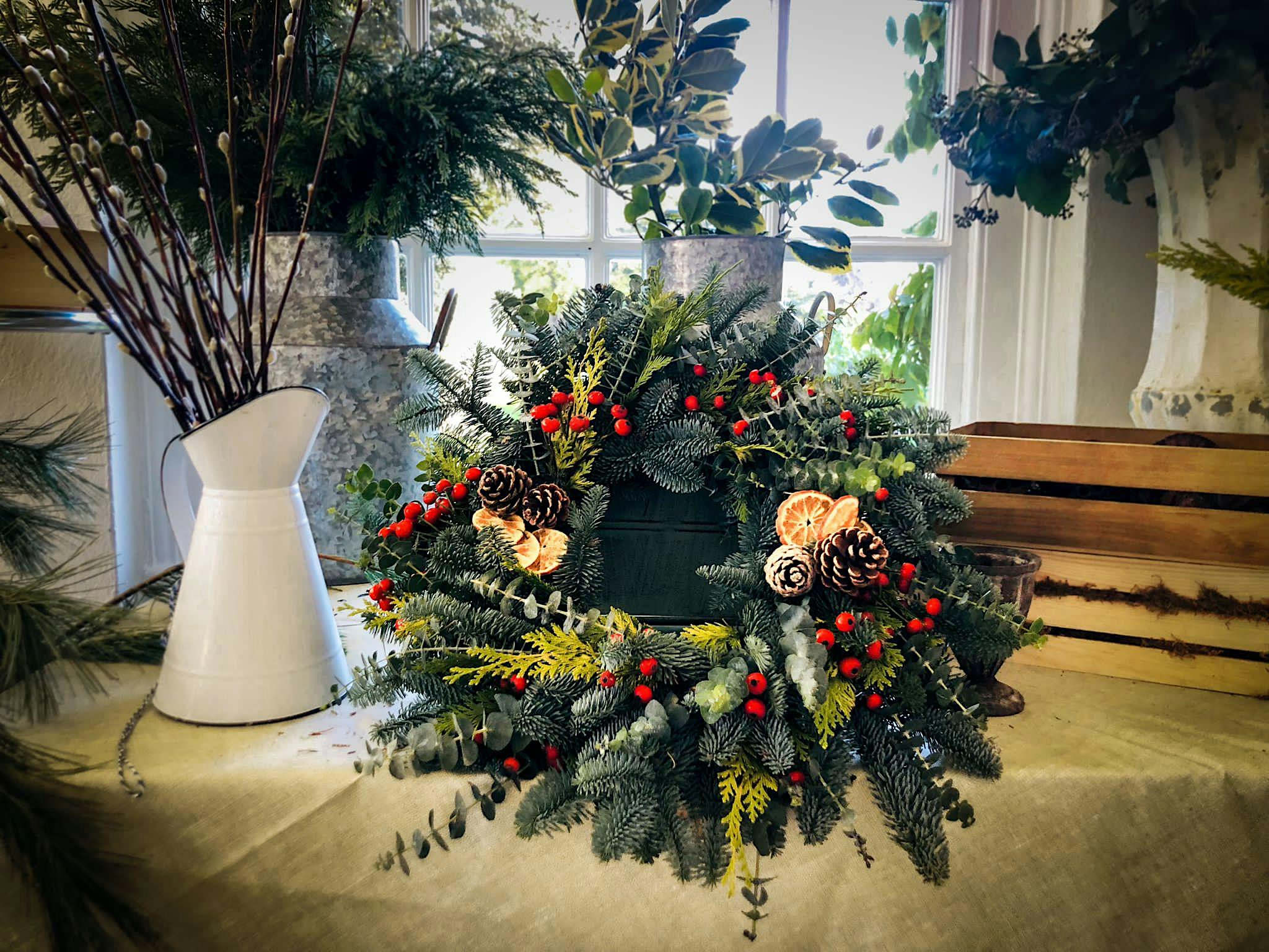 Christmas Wreath Workshop in Bristol