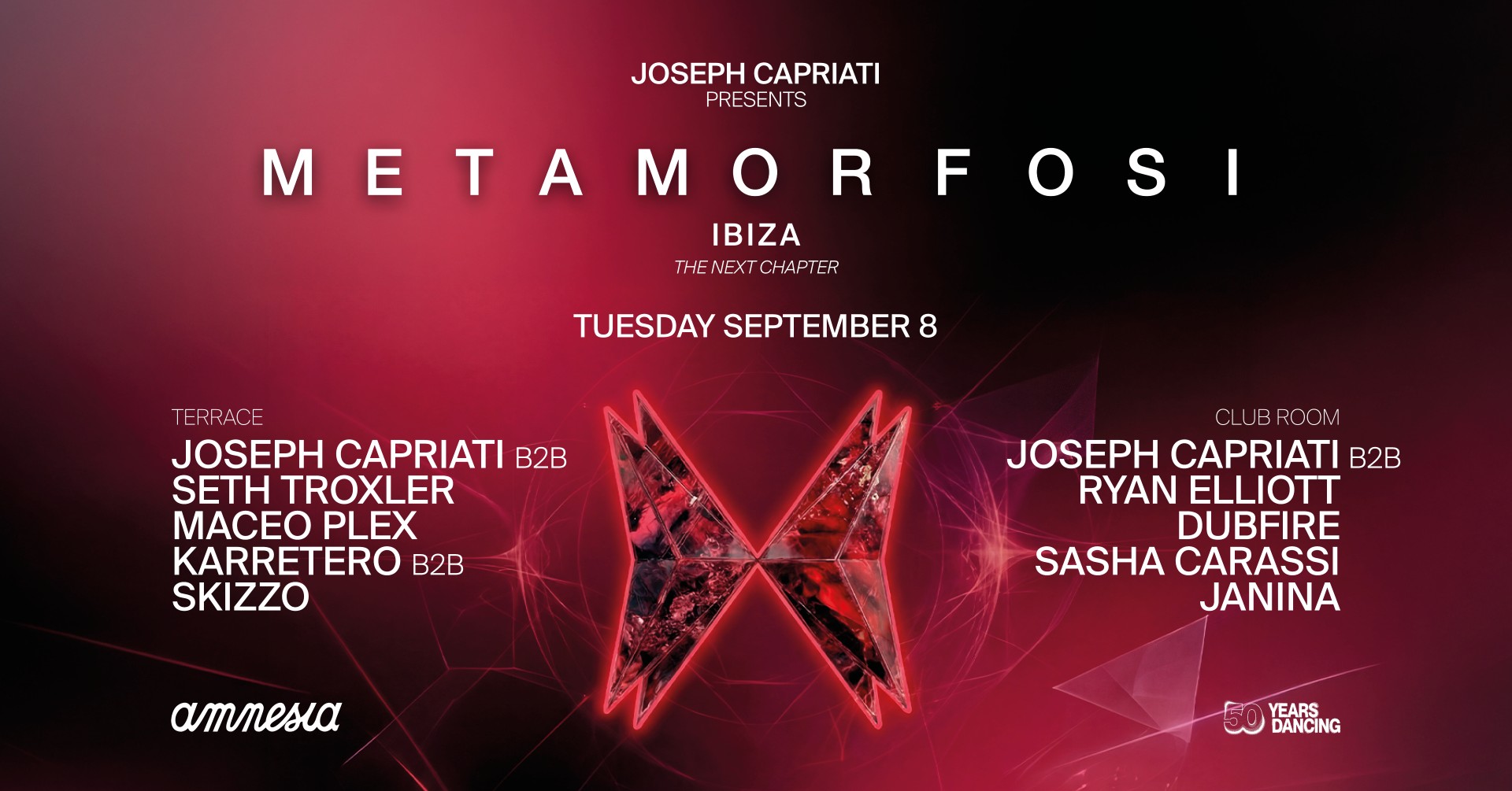 Joseph Capriati presents Metamorfosi