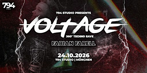 VOLTAGE ROOM | 360 GRAD TECHNO RAVE - 794 STUDIO,  MÜNCHEN ⚡