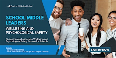 School Middle Leaders: Wellbeing and Psychological Safety | Bangkok