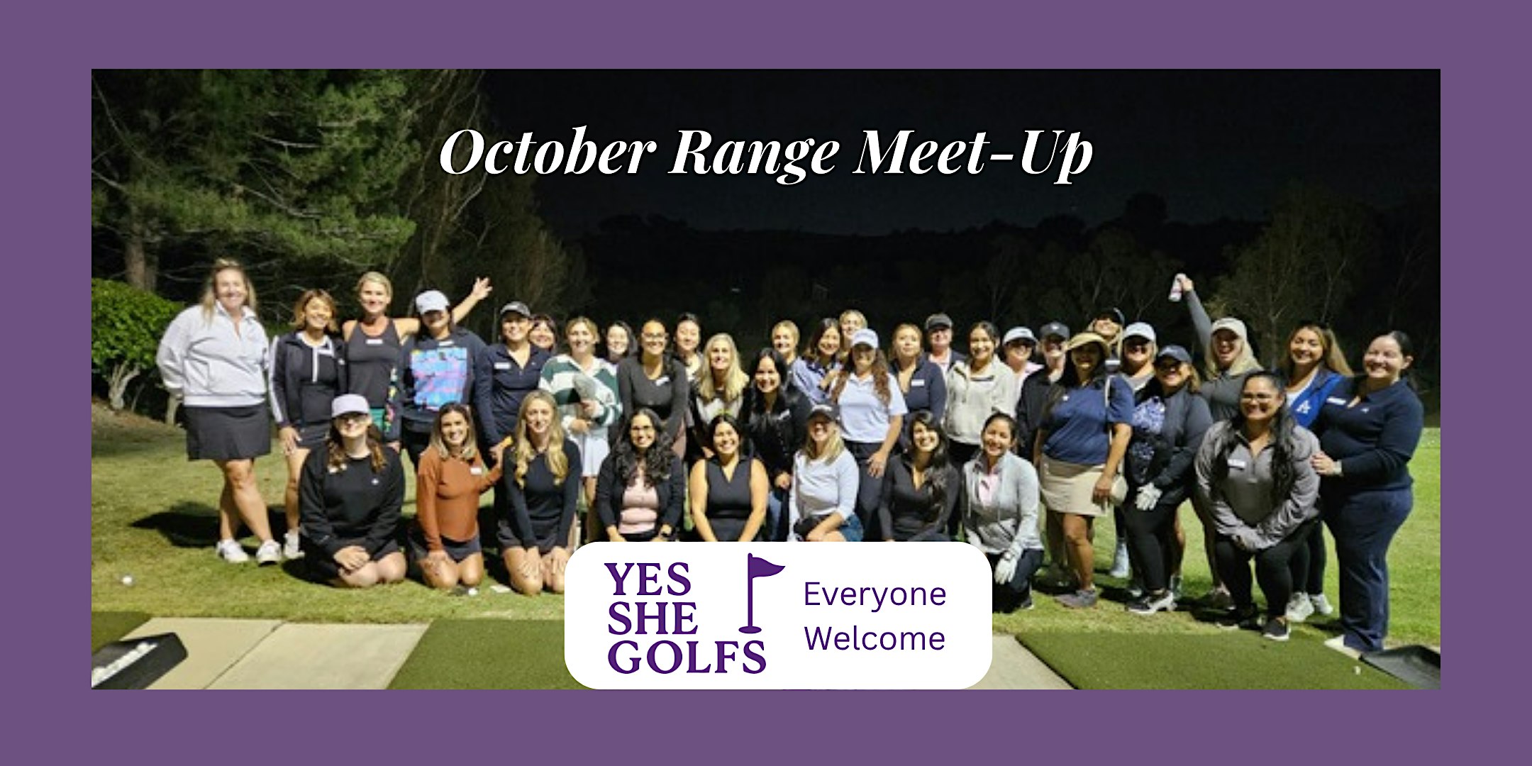 Yes She Golfs October Long Beach Range Meetup