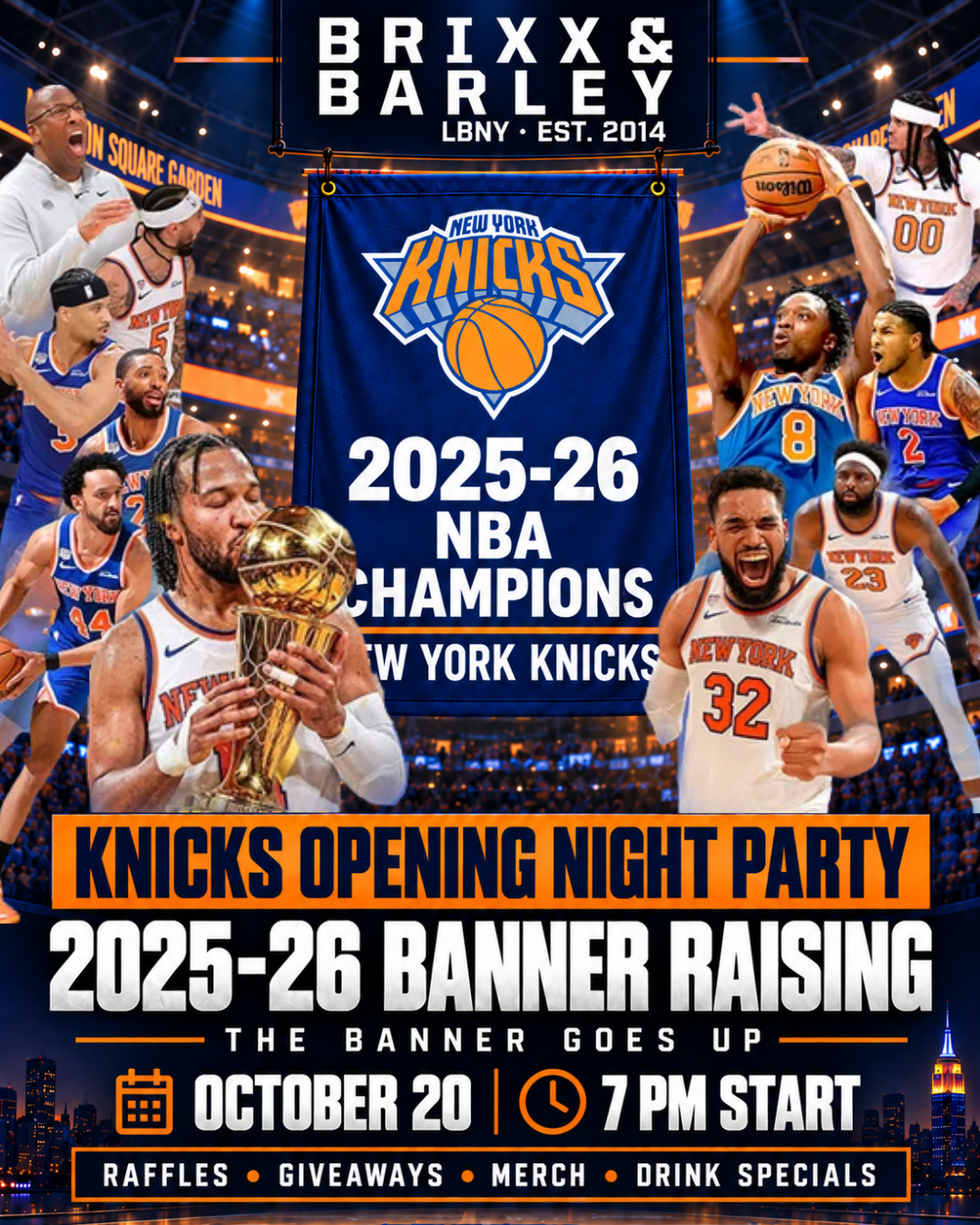 Knicks Opening Night Party