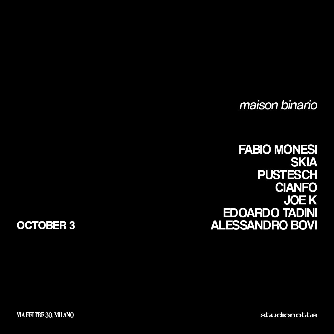 Maison Binario with Fabio Monesi