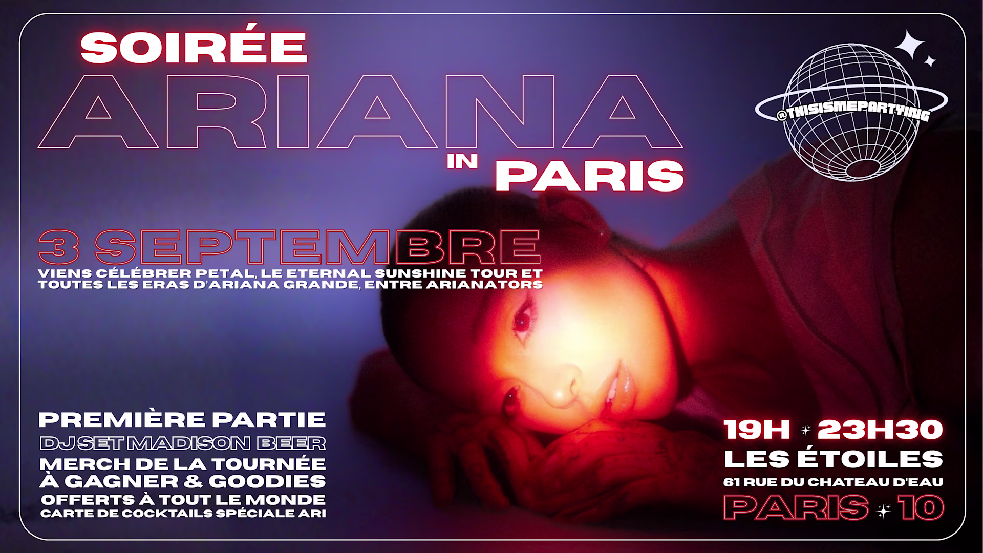 Soirée Ariana In Paris