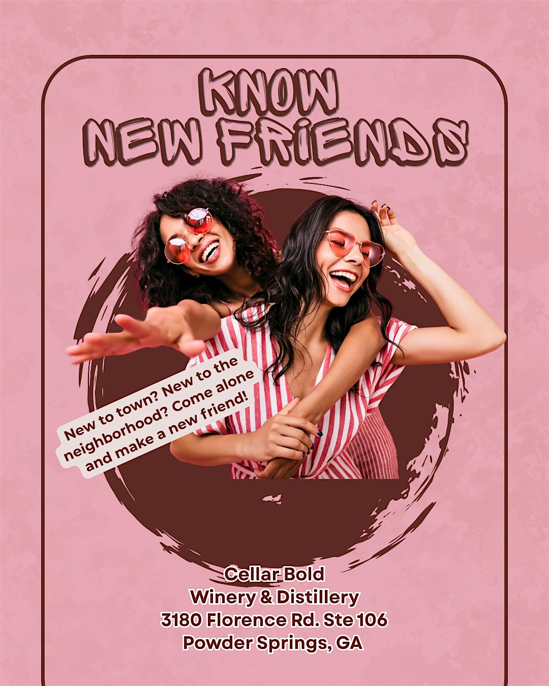 KNOW NEW FRIENDS! Happy Hour Edition