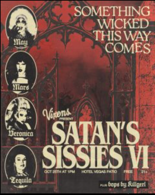 Vixens of Volstead Drag Brunch: Satan’s Sissies VI