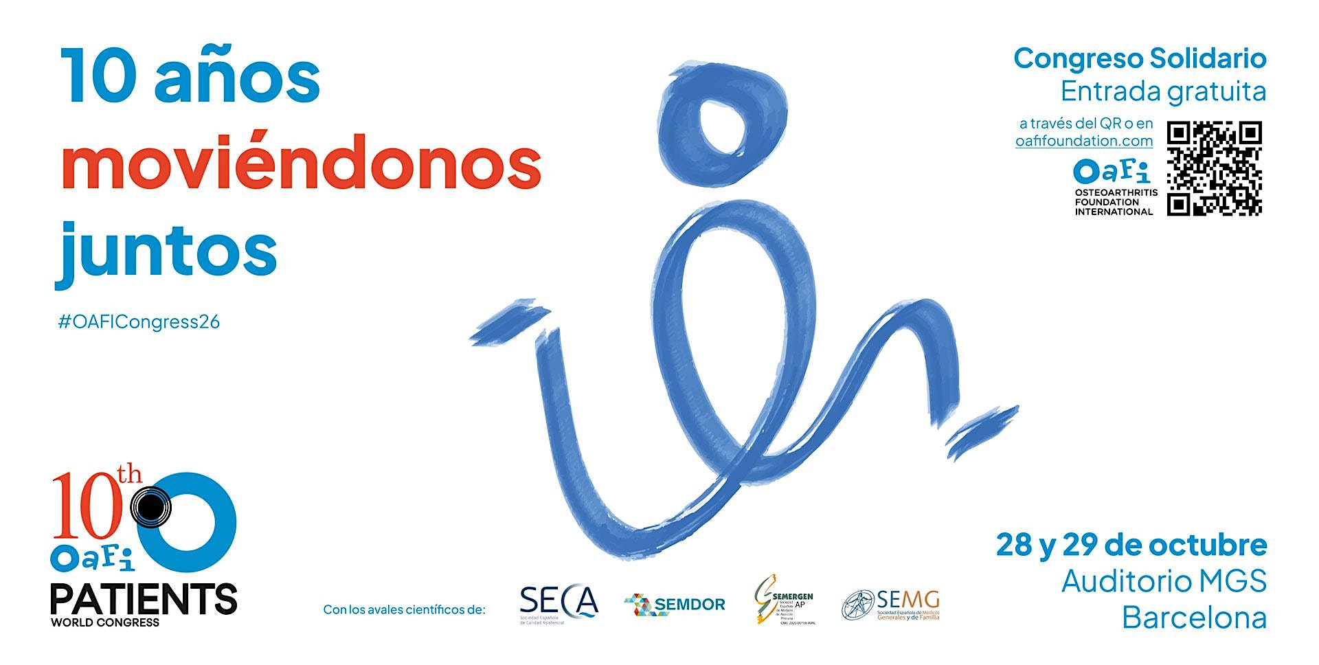 #OAFICongress26 - 10th Osteoarthritis Patients World Congress