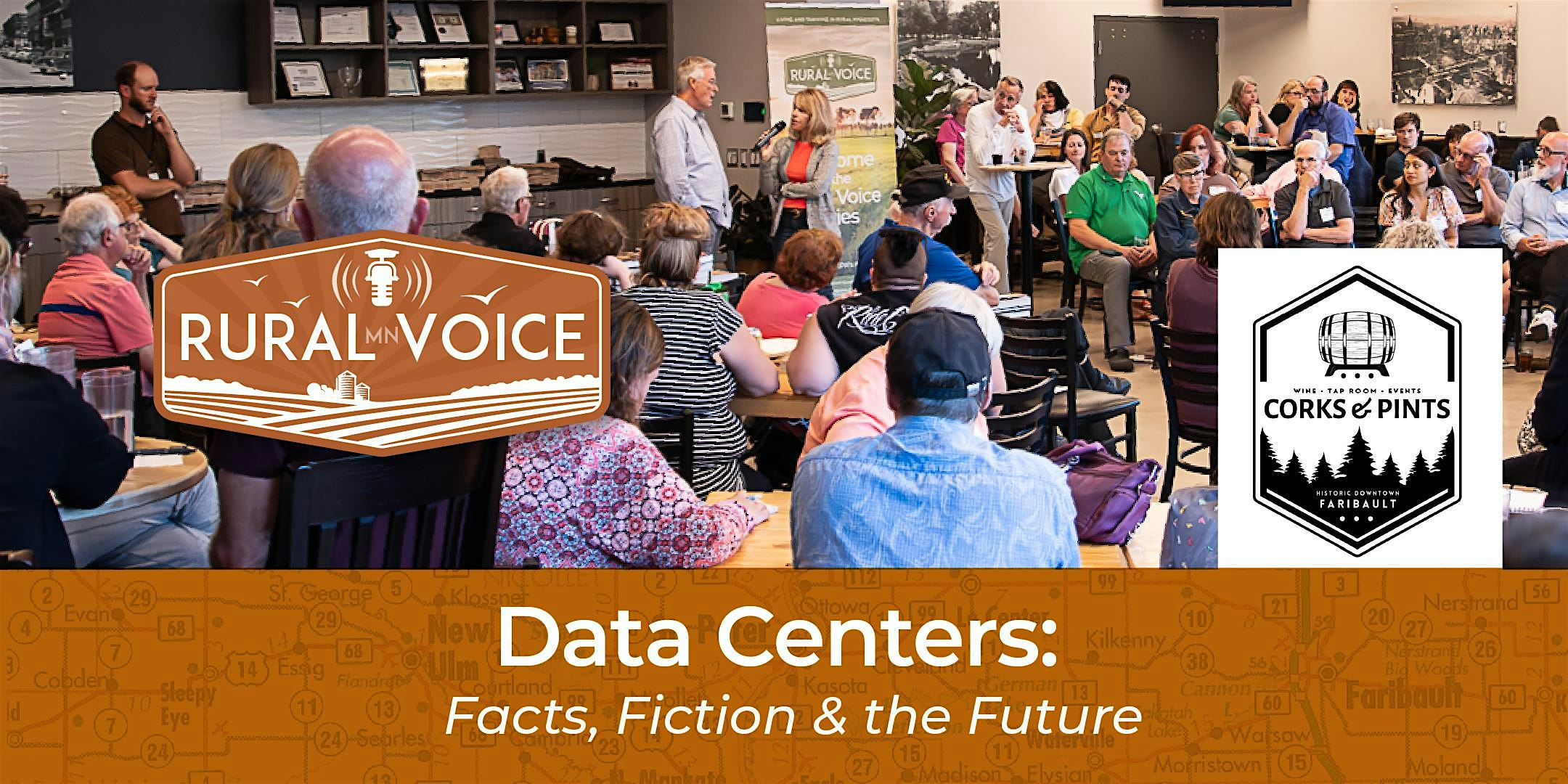 Data Centers. An Evening with Rural Voice Moderated by MPR's Kerri Miller