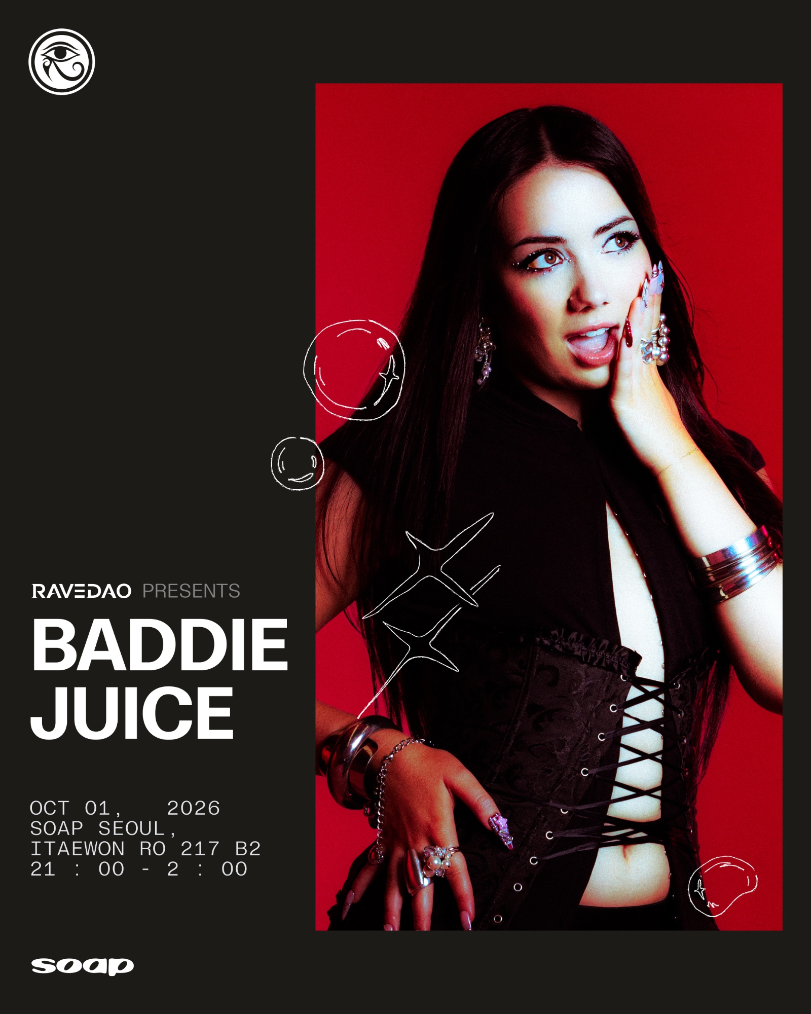 RaveDAO presents BADDIEJUICE at Soap Seoul