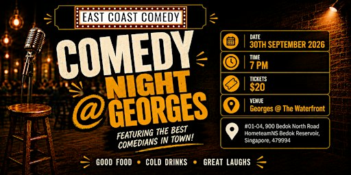 Comedy Night @ Georges The Waterfront - By East Coast Comedy!!