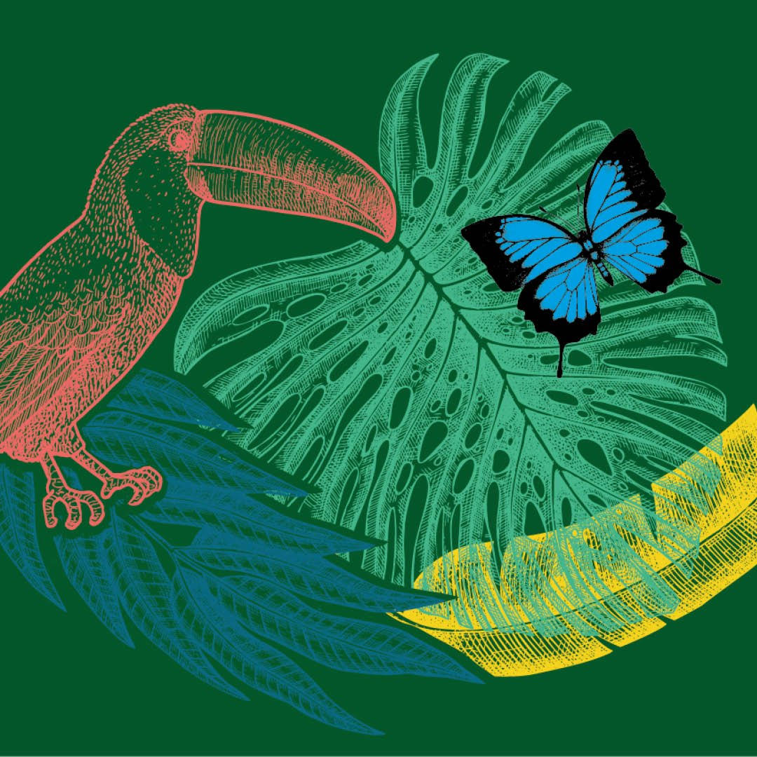 Pura Vida Week - Fleurs tropicales en papier