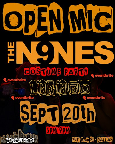 NO SCRIPT:  Halloween Open Mic x Social