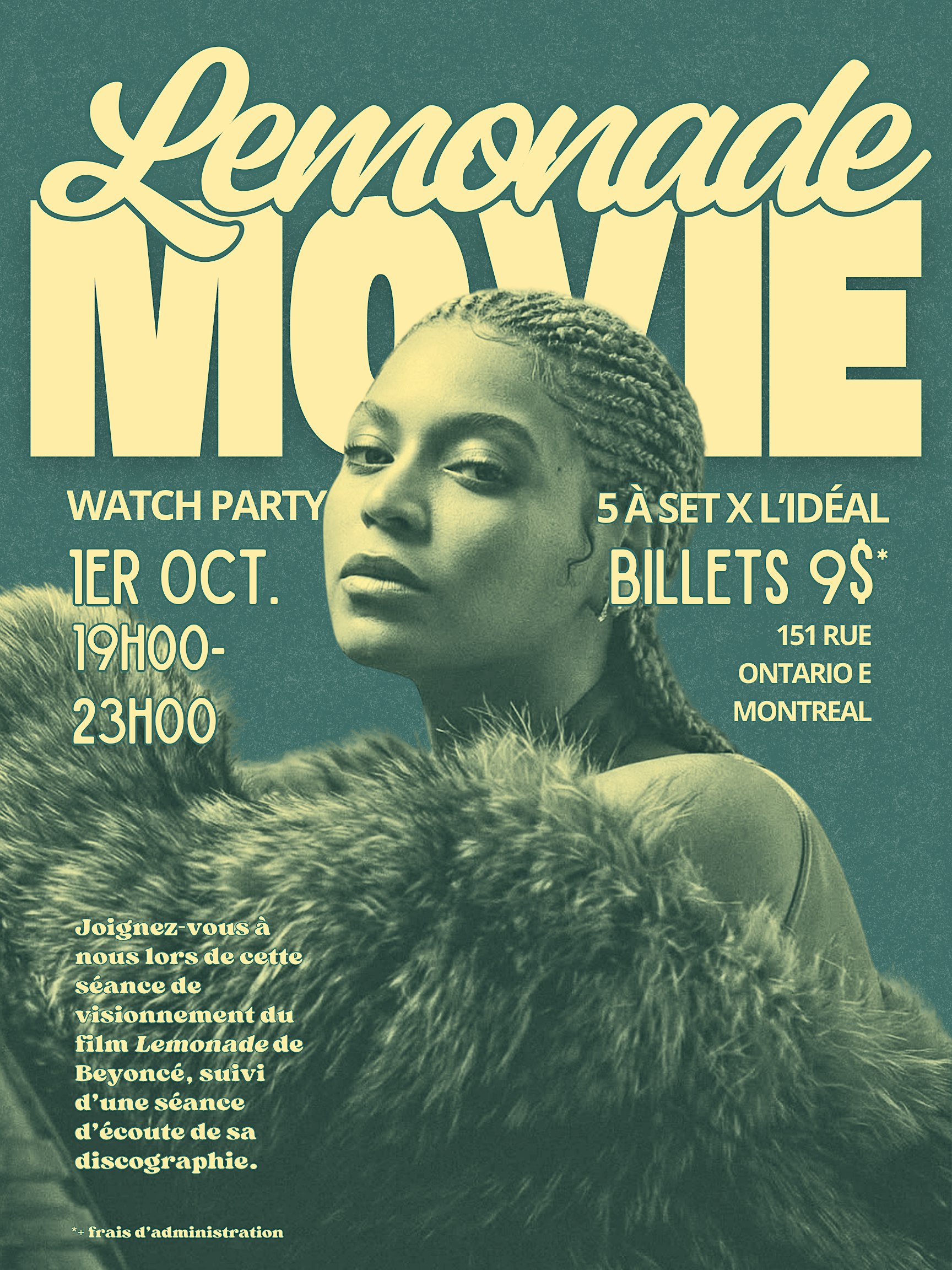 5 à Set: "Lemonade Movie" by Beyoncé Watch Party - Séance de visionnement