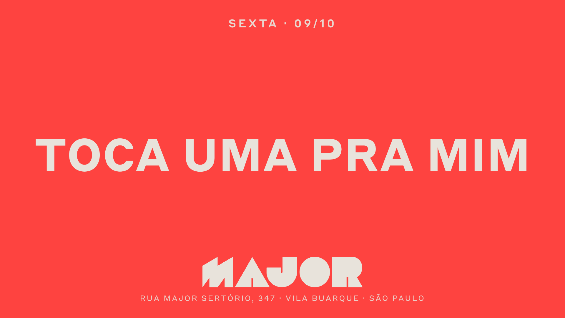 Major recebe Toca Uma Pra Mim