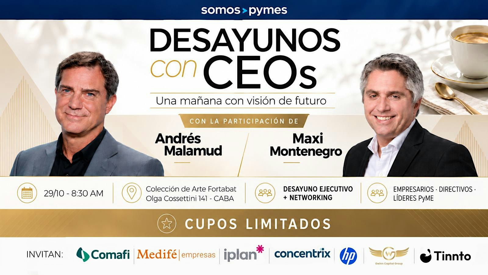 Desayuno con CEOs  by Somos Pymes