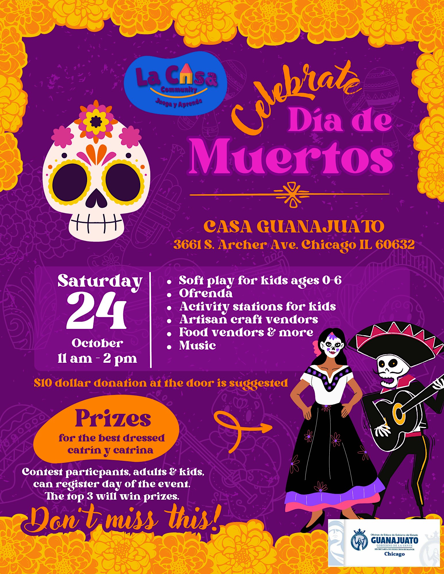 Día de los muertos celebración