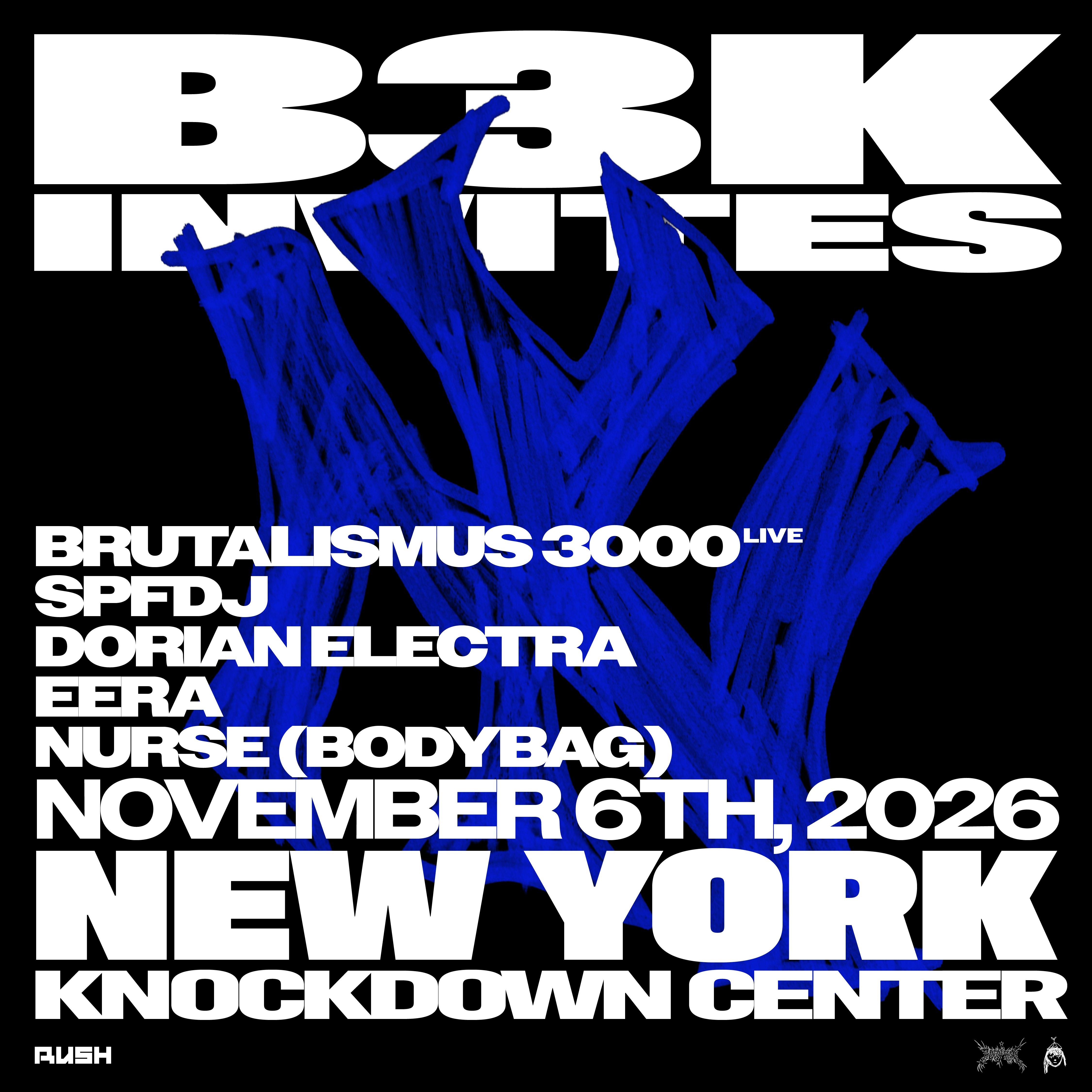 B3K INVITES NY: Brutalismus 3000, SPFDJ, Dorian Electra, more