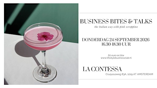 Business Talks over Italian Bites & Scroppino