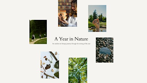 A year in Nature Through Art Therapy (November)