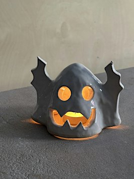 Ceramic Halloween Tealight Holders with Liz Adejumo!