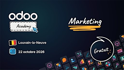 Odoo Academy Marketing - Louvain-la-Neuve