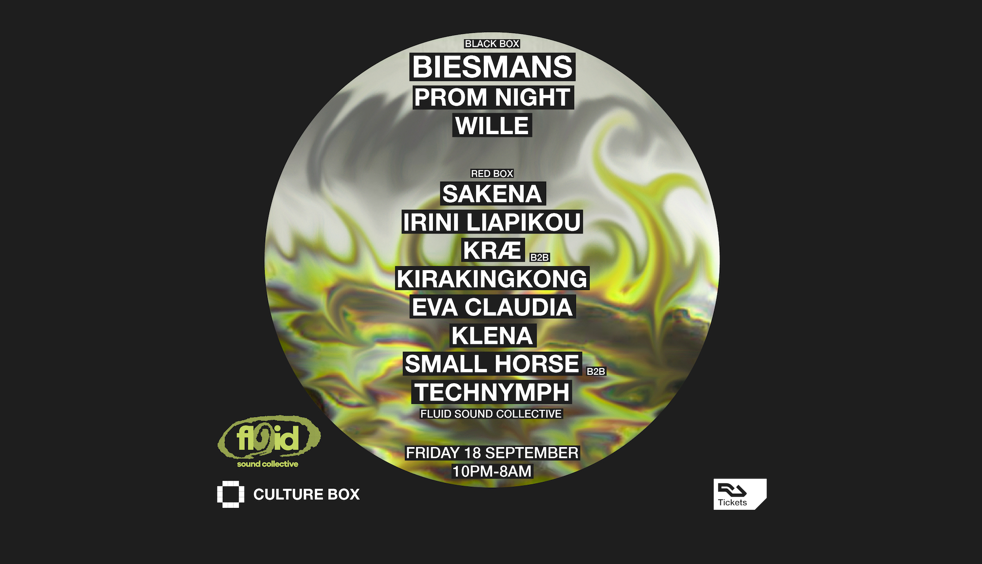 Biesmans / Prom Night / Wille / Fluid Sound Collective