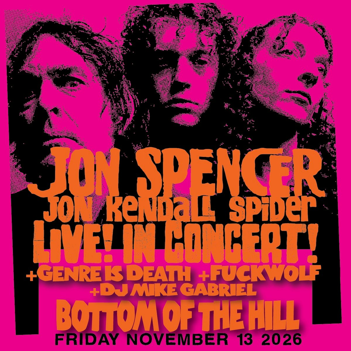 Jon Spencer ~ Genre Is Death ~ Fuckwolf ~ Mike Gabriel