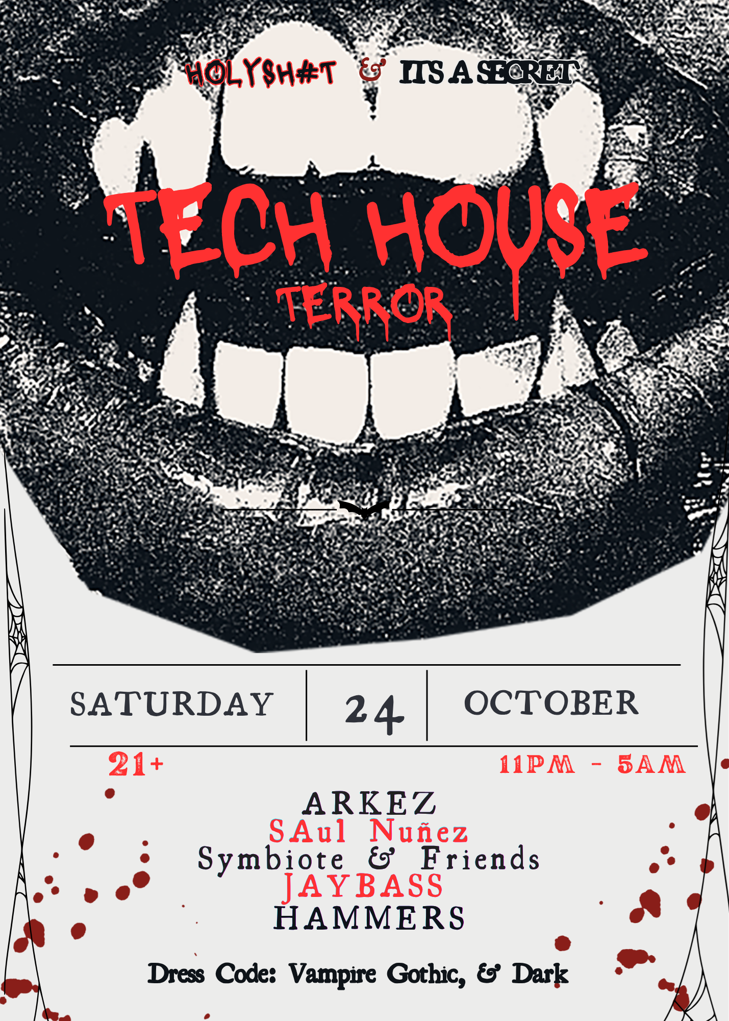 TECH HOUSE TERROR OCT.24 (SYMBIOTE SET)