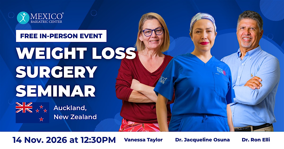Auckland, NZ Free Bariatric Seminar with Dr. Osuna + $2,000 OFF Giveaway