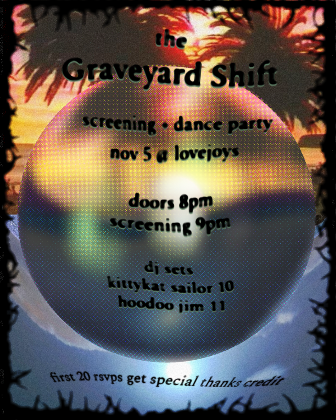 The Graveyard Shift screening + dance party