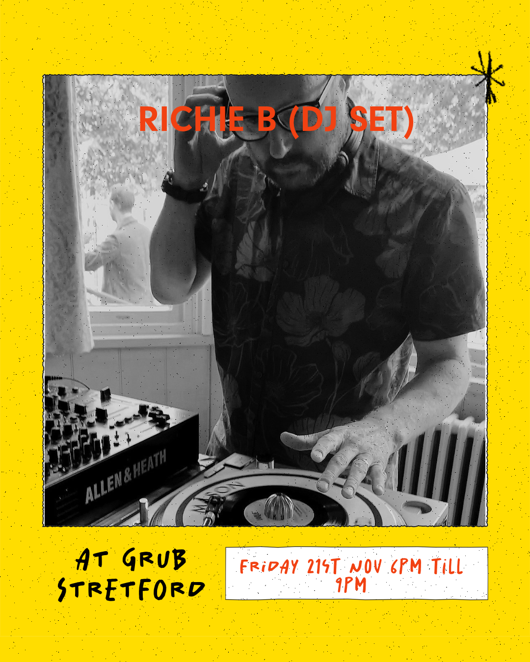 GRUB Stretford: Richie B (DJ Set)