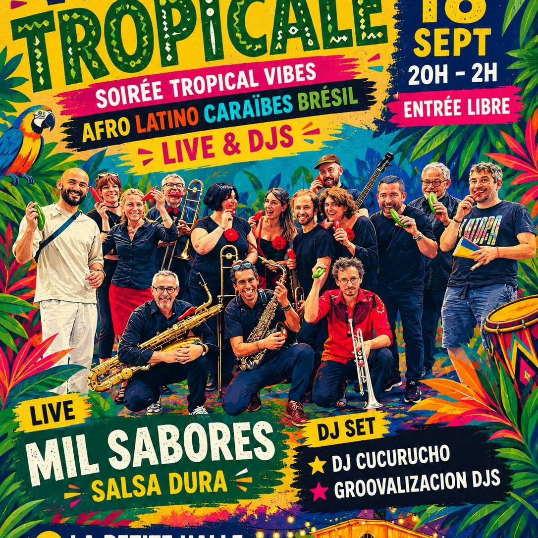 Villette Tropicale ~ Soirée Afro-Latino live + DJs