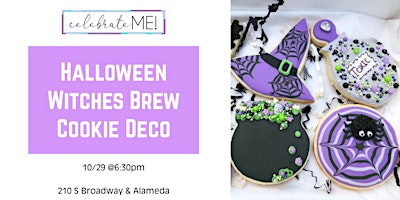 Halloween Witches Brew Cookie Decorating