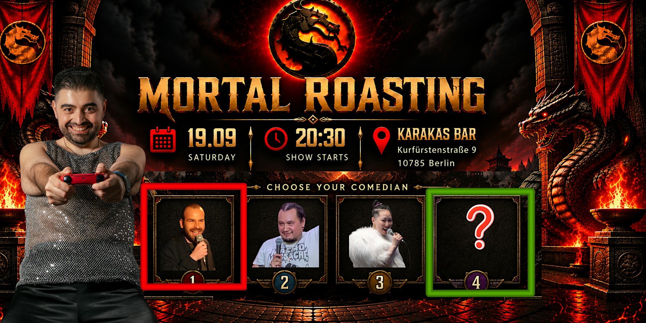 MORTAL ROASTING 19.09. Karakas Berlin