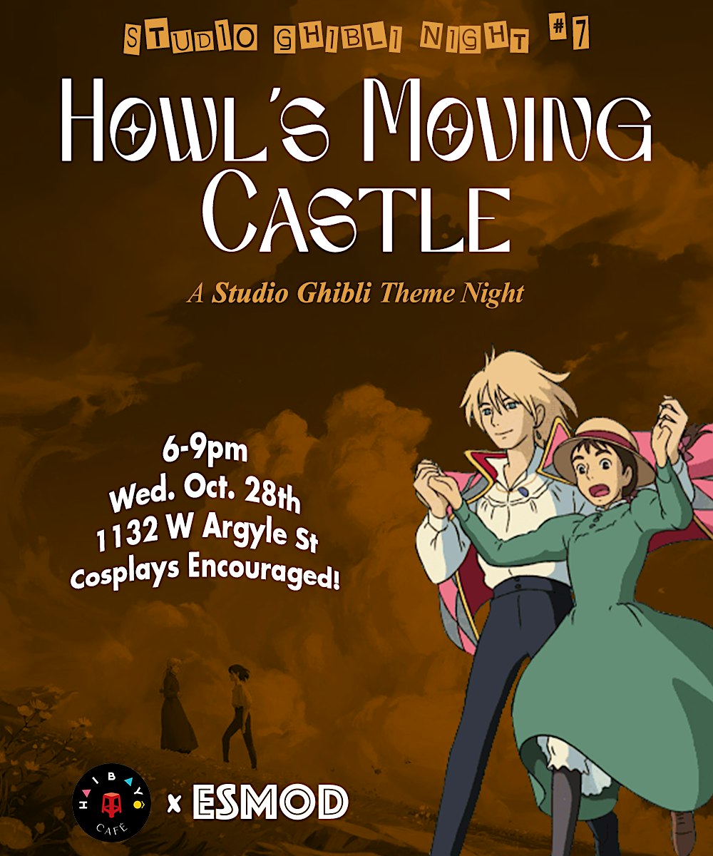 EsMod's Studio Ghibli Night #7: Howlween @ Haibayo!