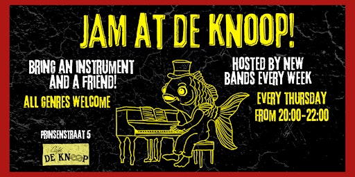 FREE Live Music Jam at De Knoop!