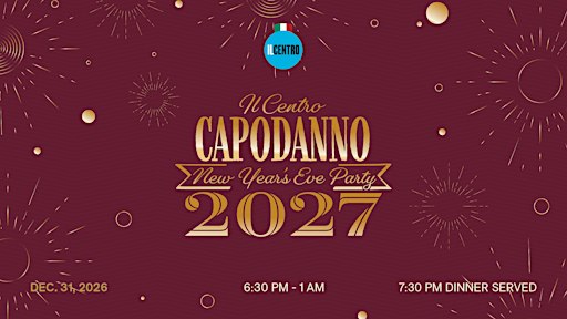 Il Centro's New Years Eve Party 2027