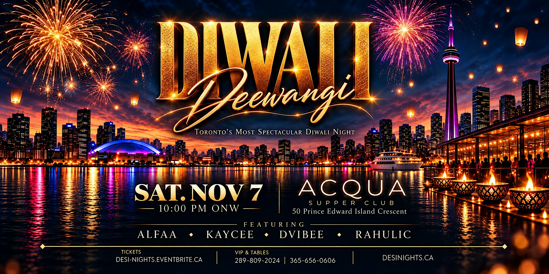 DIWALI DEEWANGI  | Toronto's Most Spectacular Diwali Night