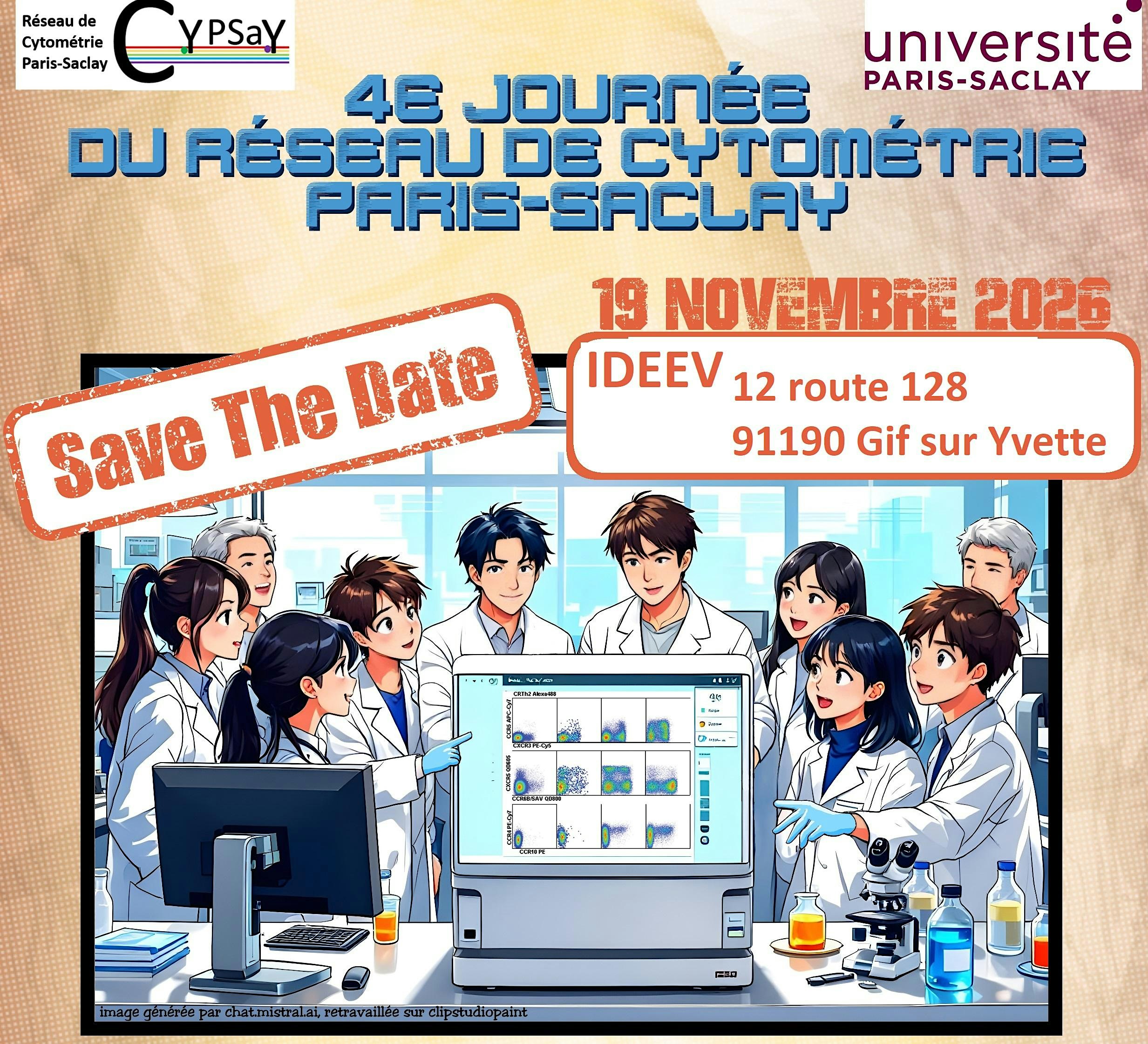 4e Journée du Réseau de Cytométrie Paris-Saclay