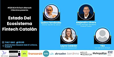 BCN FinTech X Barcinno: #029 El estado del ecosistema Fintech Catalán