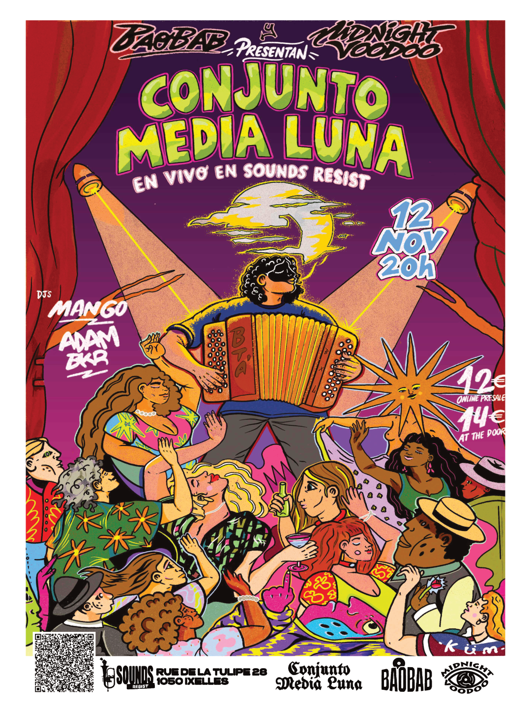 Conjunto Media Luna + Adam Bkr & Mango • Sounds Brussels