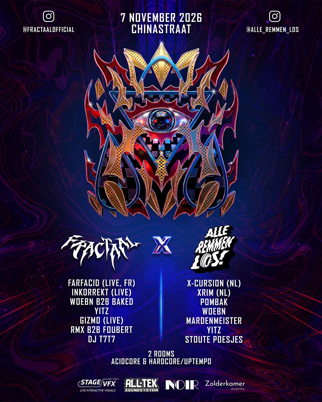 FRACTAAL X ALLE REMMEN LOS [ACIDCORE & HARDCORE UPTEMPO]