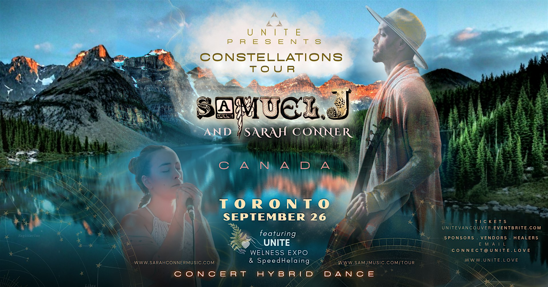 Samuel J. TORONTO - Concert/Dance/UNITE Wellness Expo ~ Constellations Tour